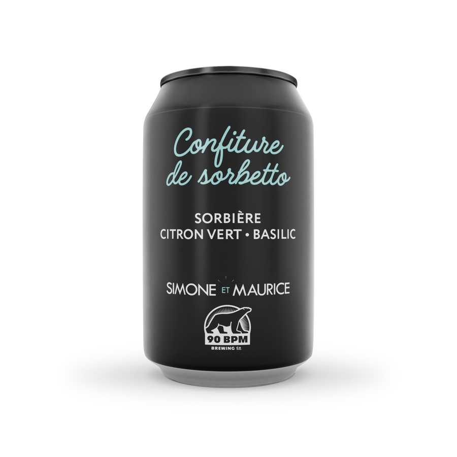 Confiture de Sorbetto - Sorbière Citron vert Basilic (Collab SIMONE et MAURICE)