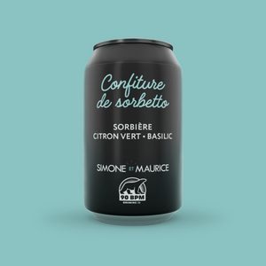 Confiture de Sorbetto - Sorbière Citron vert Basilic (Collab SIMONE et MAURICE)