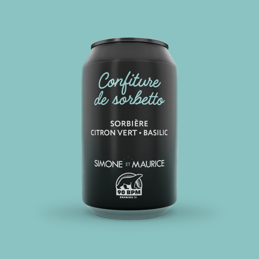 Confiture de Sorbetto - Sorbière Citron vert Basilic (Collab SIMONE et MAURICE)