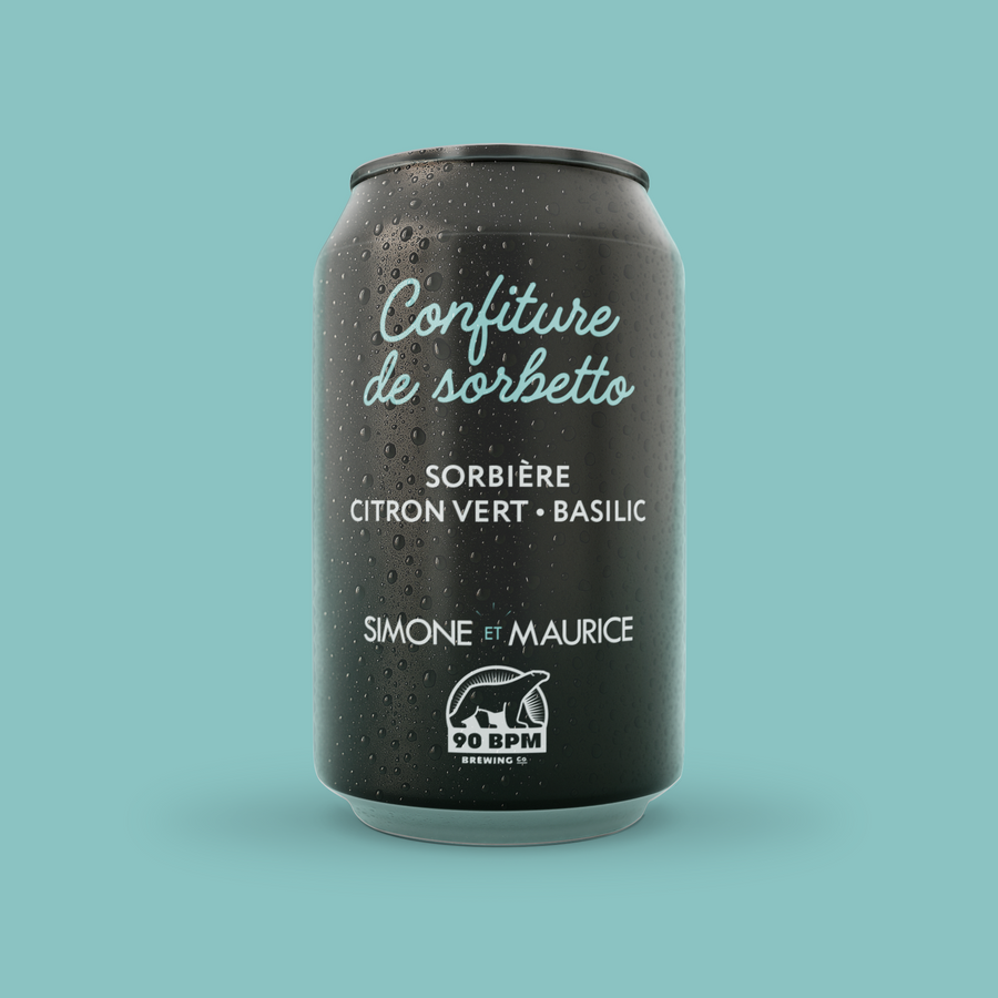 Confiture de Sorbetto - Sorbière Citron vert Basilic (Collab SIMONE et MAURICE)