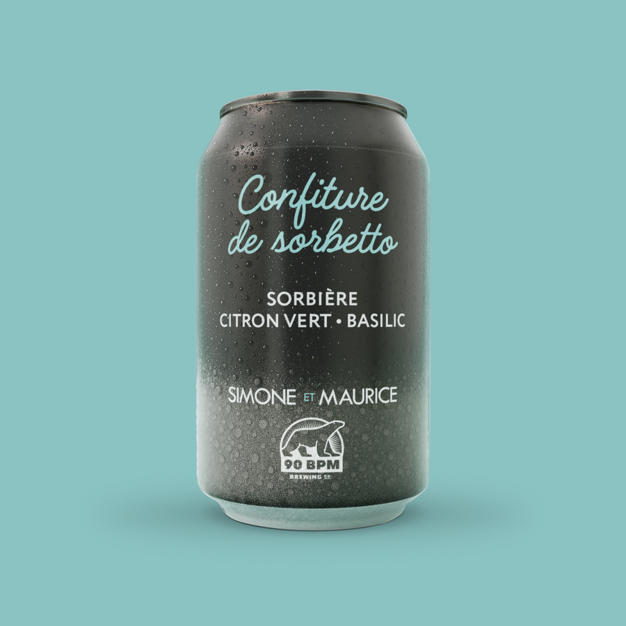 Confiture de Sorbetto - Sorbière Citron vert Basilic (Collab SIMONE et MAURICE)