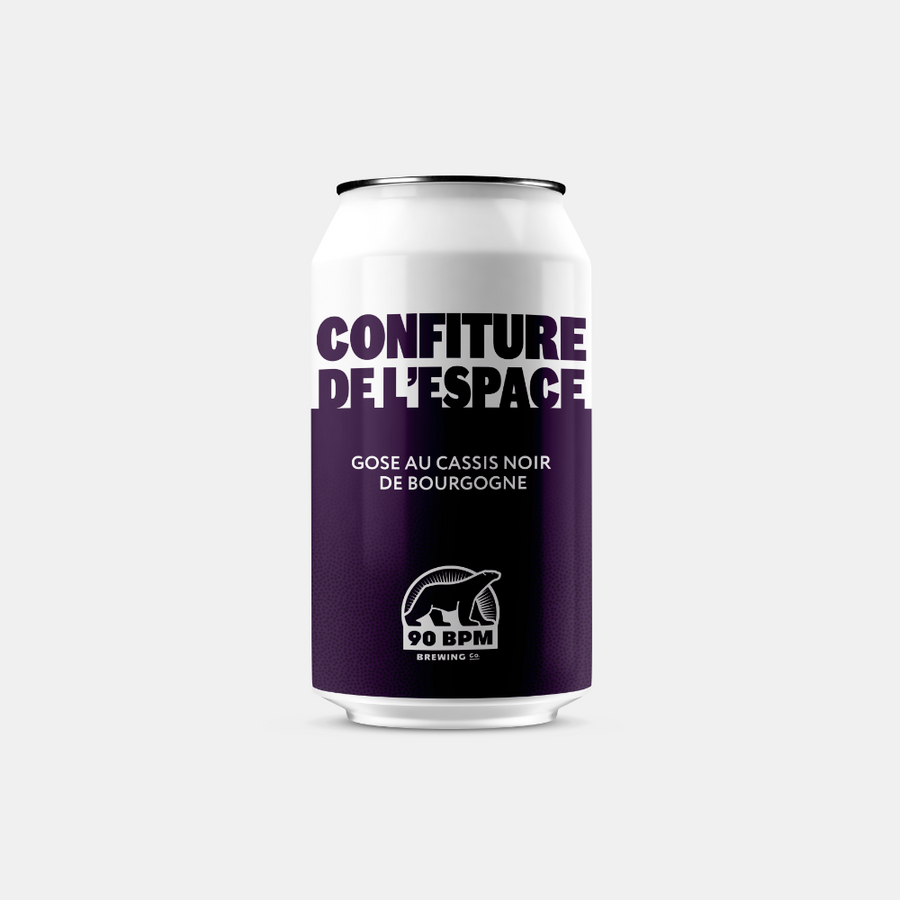 Confiture de L'Espace - Gose au Cassis Noir de Bourgogne - Bières Artisanales 90 BPM Brewing Co.