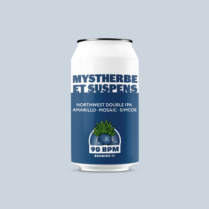 Mystherbe et Suspens - Northwest Double IPA - Bières Artisanales 90 BPM Brewing Co.