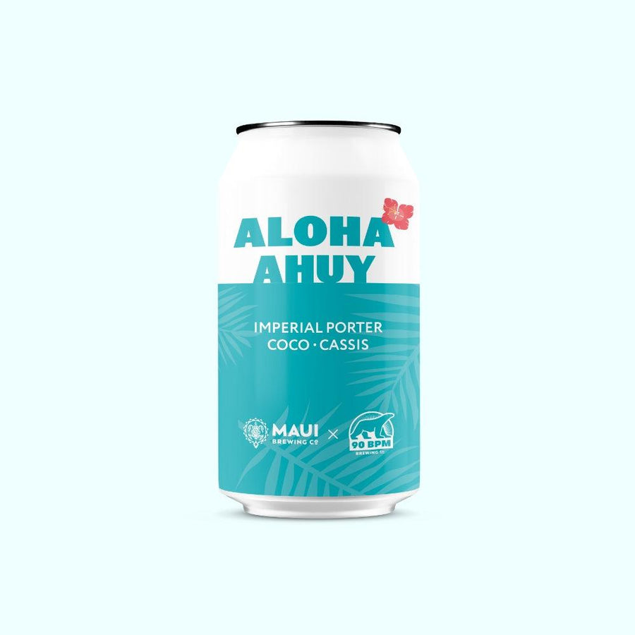Aloha Ahuy - Imperial Porter Coco/Cassis (Collab Maui) - Bières Artisanales 90 BPM Brewing Co.