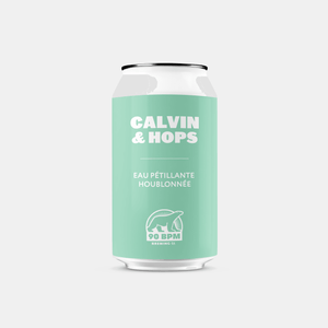 Calvin & Hops - Eau Pétillante Houblonnée - Bières Artisanales 90 BPM Brewing Co.
