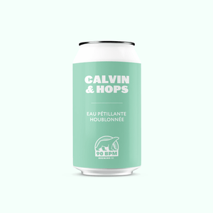 Calvin & Hops - Eau Pétillante Houblonnée - Bières Artisanales 90 BPM Brewing Co.