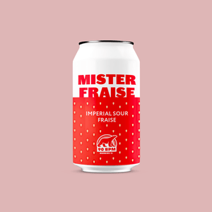 Mister Fraise - Imperial Sour Fraise - Bières Artisanales 90 BPM Brewing Co.