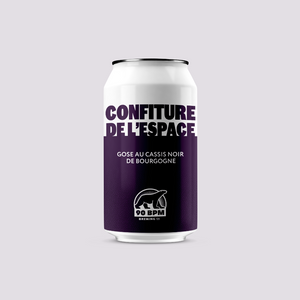 Confiture de L'Espace - Gose au Cassis Noir de Bourgogne - Bières Artisanales 90 BPM Brewing Co.