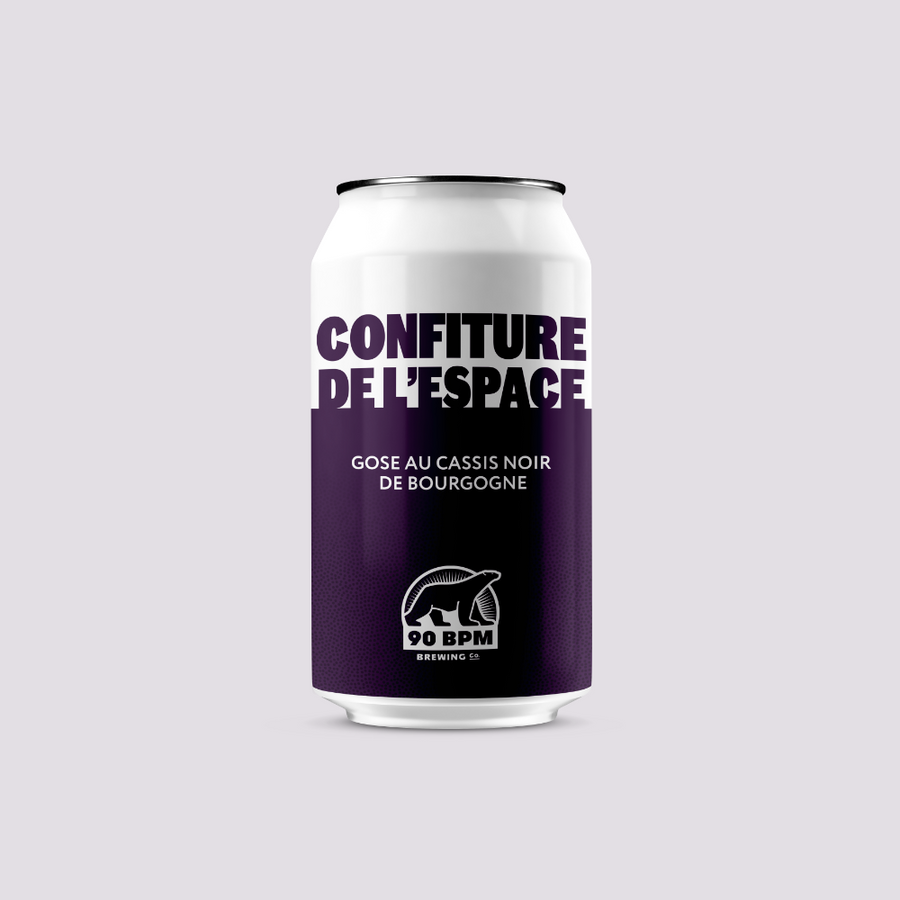 Confiture de L'Espace - Gose au Cassis Noir de Bourgogne - Bières Artisanales 90 BPM Brewing Co.