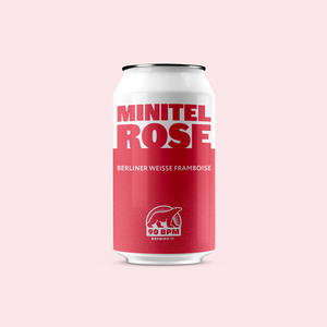 Minitel Rose - Berliner Weisse Framboise - Bières Artisanales 90 BPM Brewing Co. 