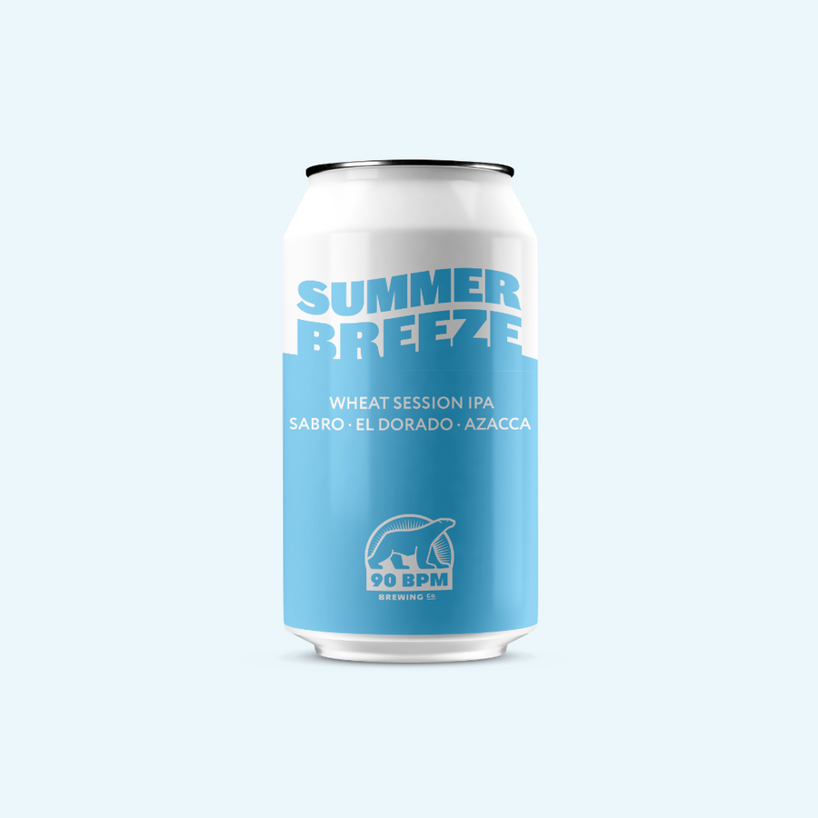 Summer Breeze - Wheat Session IPA - Bières Artisanales 90 BPM Brewing Co. 